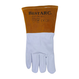 BAO TAY HÀN TIG/MIG BESTARC BẰNG DA, 5" (VÀNG TRẮNG)